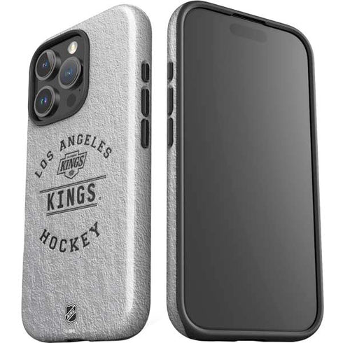 NHL Los Angeles Kings Black Text iPhone 16 Pro Impact Case